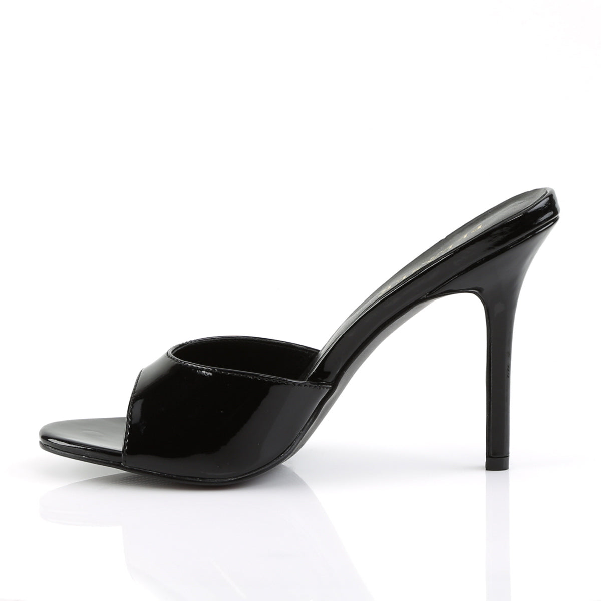 CLASSIQUE-01 Pleaser 4" Heel Black Patent Fetish Footwear-Pleaser- Sexy Shoes Pole Dance Heels