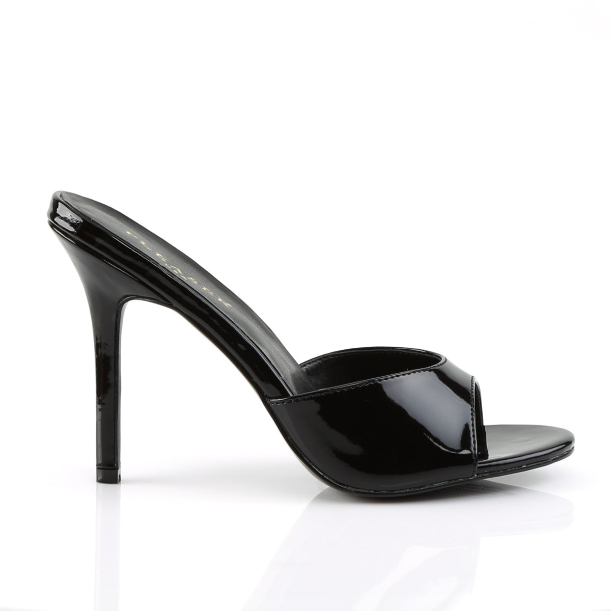 CLASSIQUE-01 Pleaser 4" Heel Black Patent Fetish Footwear-Pleaser- Sexy Shoes Fetish Heels