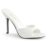 White 4 Inch Bold Sexy Shoes -  Pleaser CLASSIQUE-01