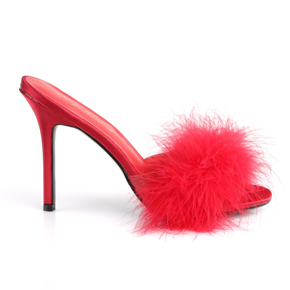 CLASSIQUE-01F Fabulicious 4 Inch Heel Red Bedroom Sexy Shoes-Fabulicious- Sexy Shoes Fetish Heels