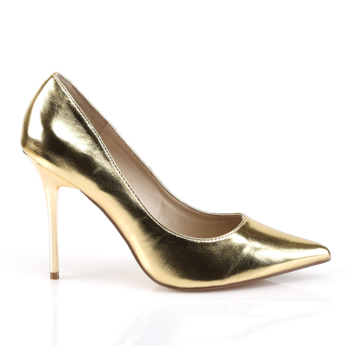 Gold 2024 pump shoes