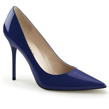 Classique-20 Sleamer 4-дюймовый каблук темно-синий фетиш обувь