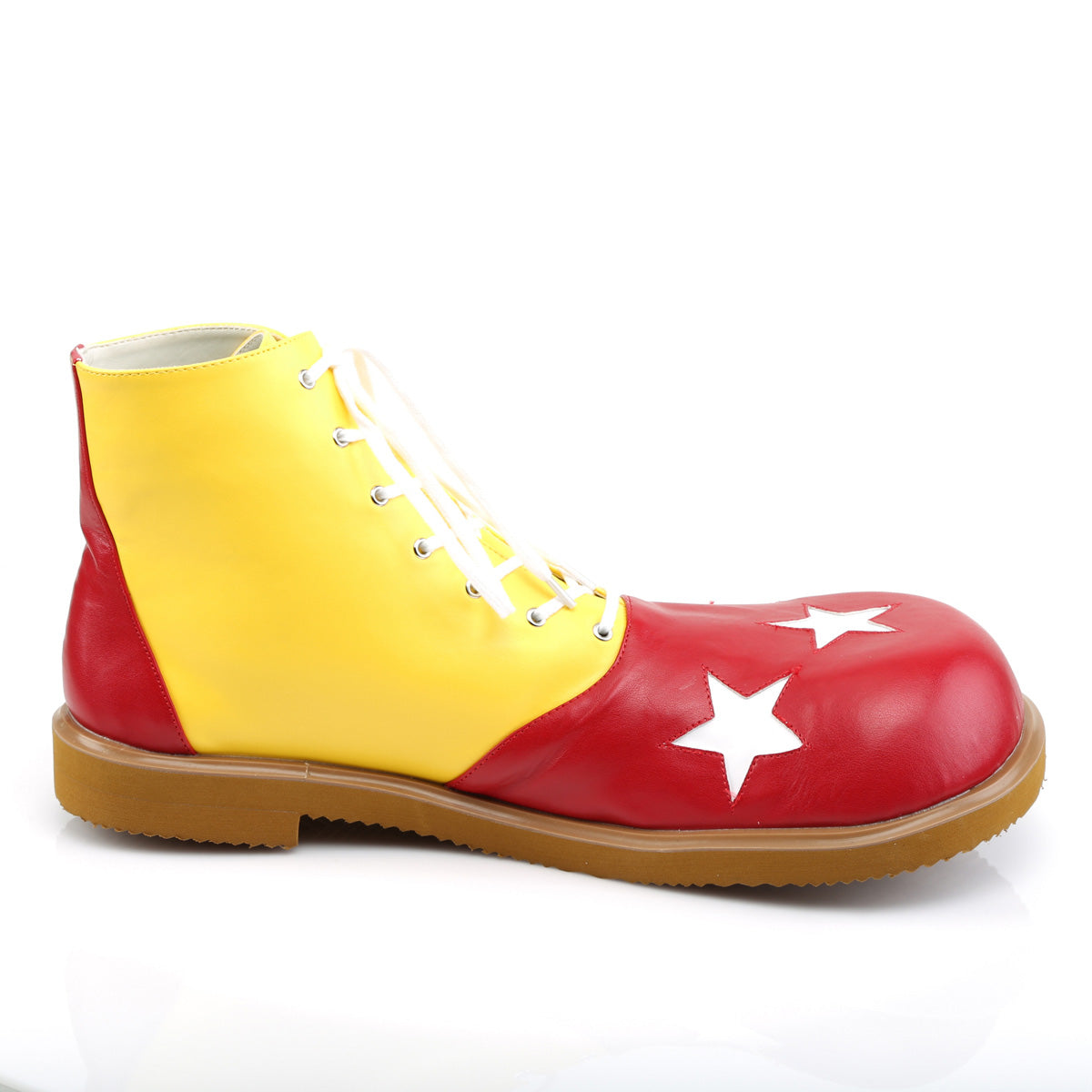 Clovn-02 Funtasma Pantofi PU-galben-roșu