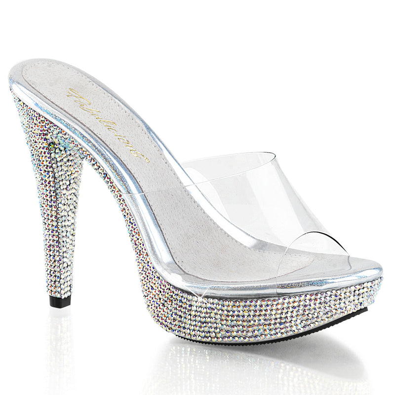 Fabulicious COCKTAIL-501DM embellished slip-on posing shoes
