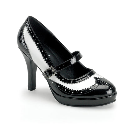 Contessa-06 FUNTASMA 4 "Tacón de tacón negro y negro Zapato sexy