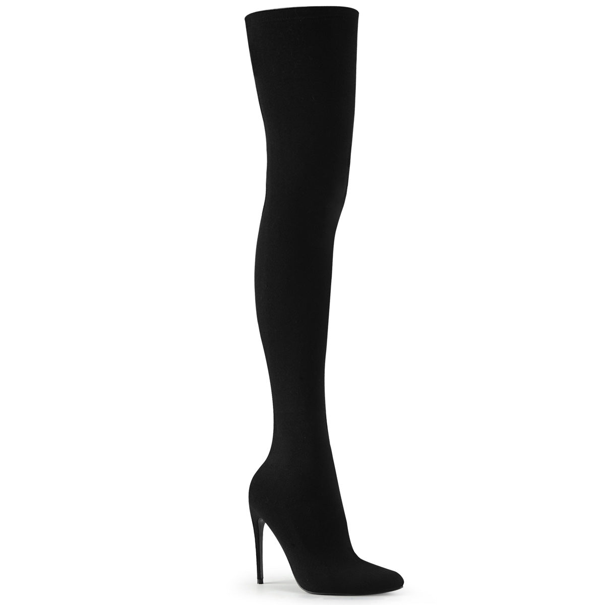 COURTLY-3005 Pleaser 5 Inch Heel Black Nylon Fetish Footwear – Pole ...