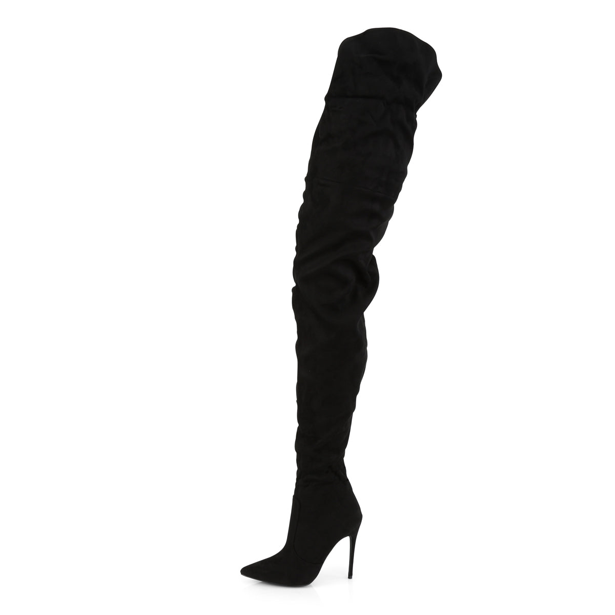 COURTLY-4017 Pleaser 5" Heel Black Fetish Footwear-Pleaser- Sexy Shoes Pole Dance Heels