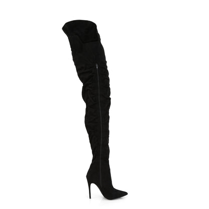 COURTLY-4017 Pleaser 5" Heel Black Fetish Footwear-Pleaser- Sexy Shoes Fetish Heels
