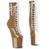 CRAZE-1040TT Pleaser Fetish Stripper Boots with Transparent Heels