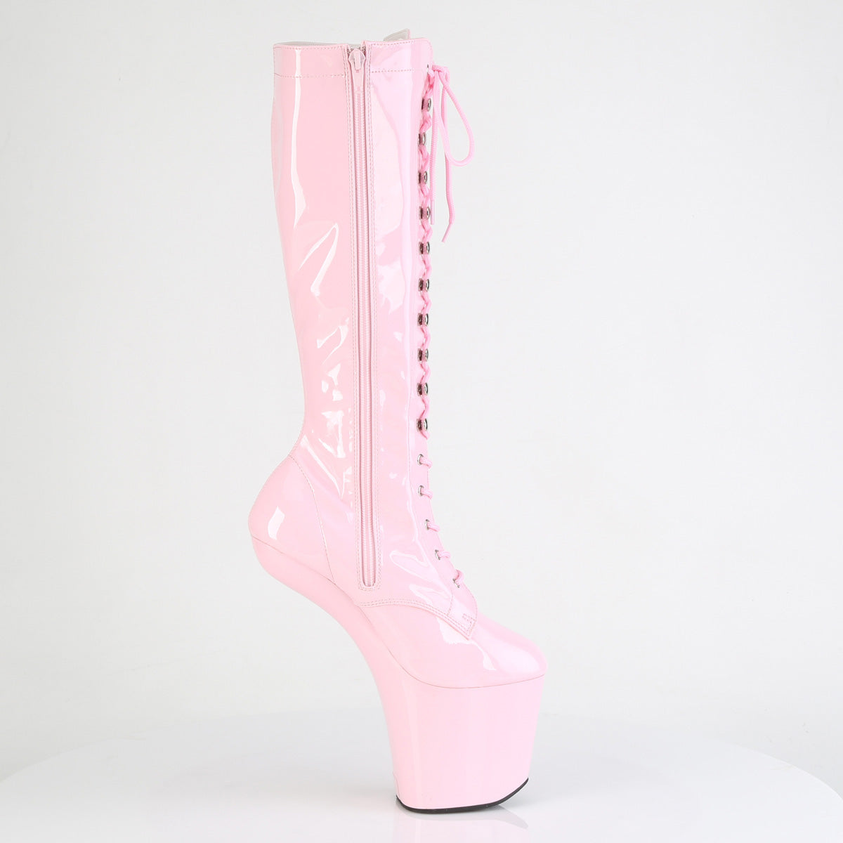 CRAZE-2023 Pleaser Pink Pole Dancing Knee High Boots