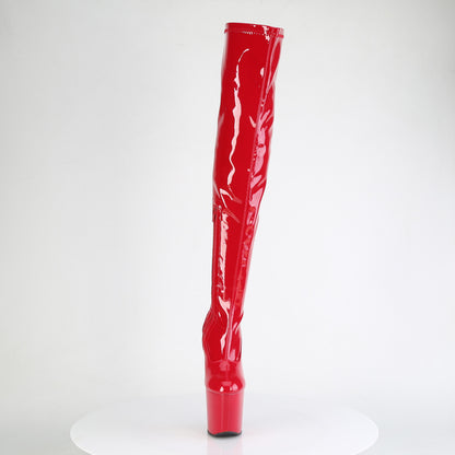 CRAZE-3000 Red Pleaser Pole Dancing Platform Boots