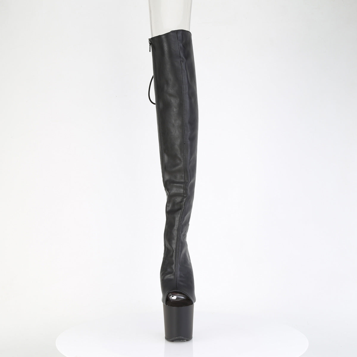 craze 3019 pleaser pole dancing shoes blk faux leather blk matte