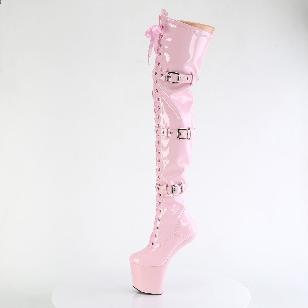 Light pink thigh deals high boots