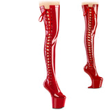 CRAZE-3050 Pleaser Red Thigh High Boots Sexy Footwear