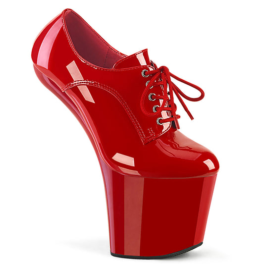 CRAZE-860 Pleaser 8" Heel Red Pat/Red Platforms (Exotic Dancing)