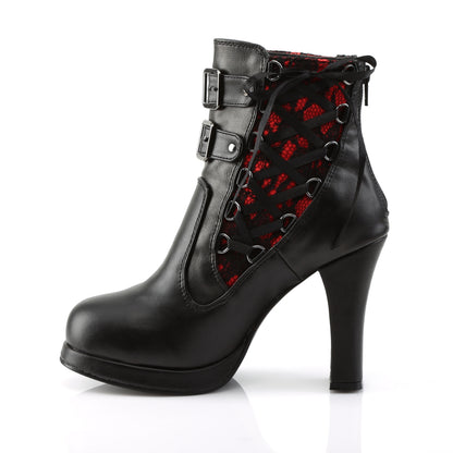 CRYPTO-51 Demoniacult Alternative Footwear Women's Ankle Boots