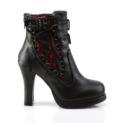 CRYPTO-51 Demoniacult Alternative Footwear Women's Ankle Boots