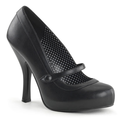 CutiePie-02 Сексуальные ретро гламурные каблуки черные платформы обувь