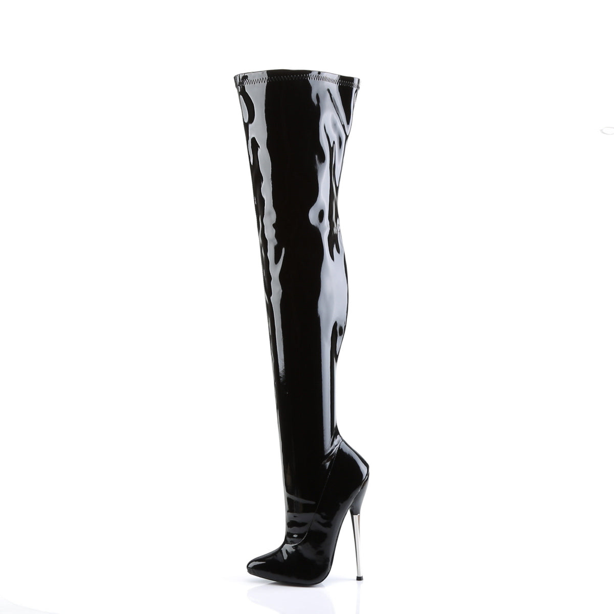 DAGGER 3000 Devious 6 Inch Heel Black Kinky Boots Devious Heels Pole Dance Heels
