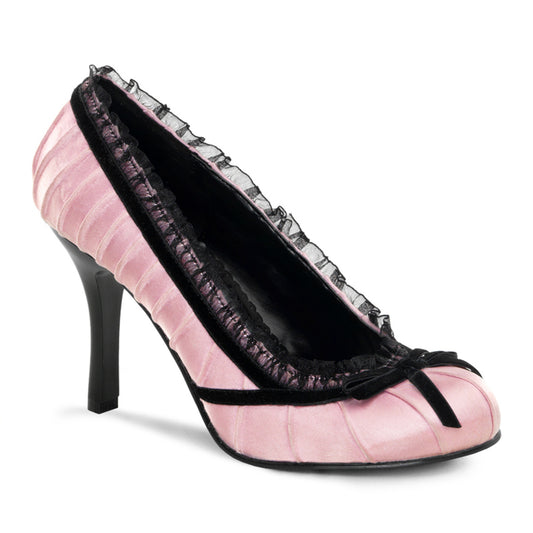 Pleaser DAIN420 Baby Pink Satin Sexy Shoes Discontinued Sale Stock