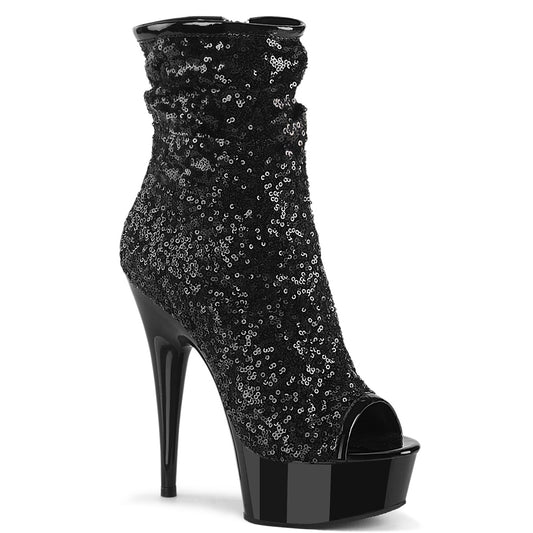 DELIGHT-1008SQ Pleaser Sexy Ankle Boots