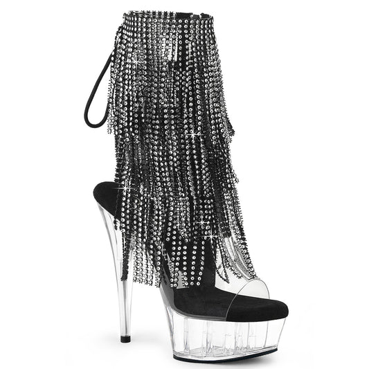 DELIGHT-1017RSF Pleaser Sexy Ankle Boots Exotic Dancing
