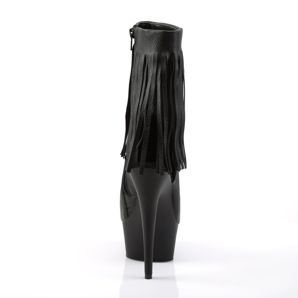 DELIGHT-1019 Pleaser 6 Inch Heel Black Pole Dancer Platforms-Pleaser- Sexy Shoes Fetish Footwear