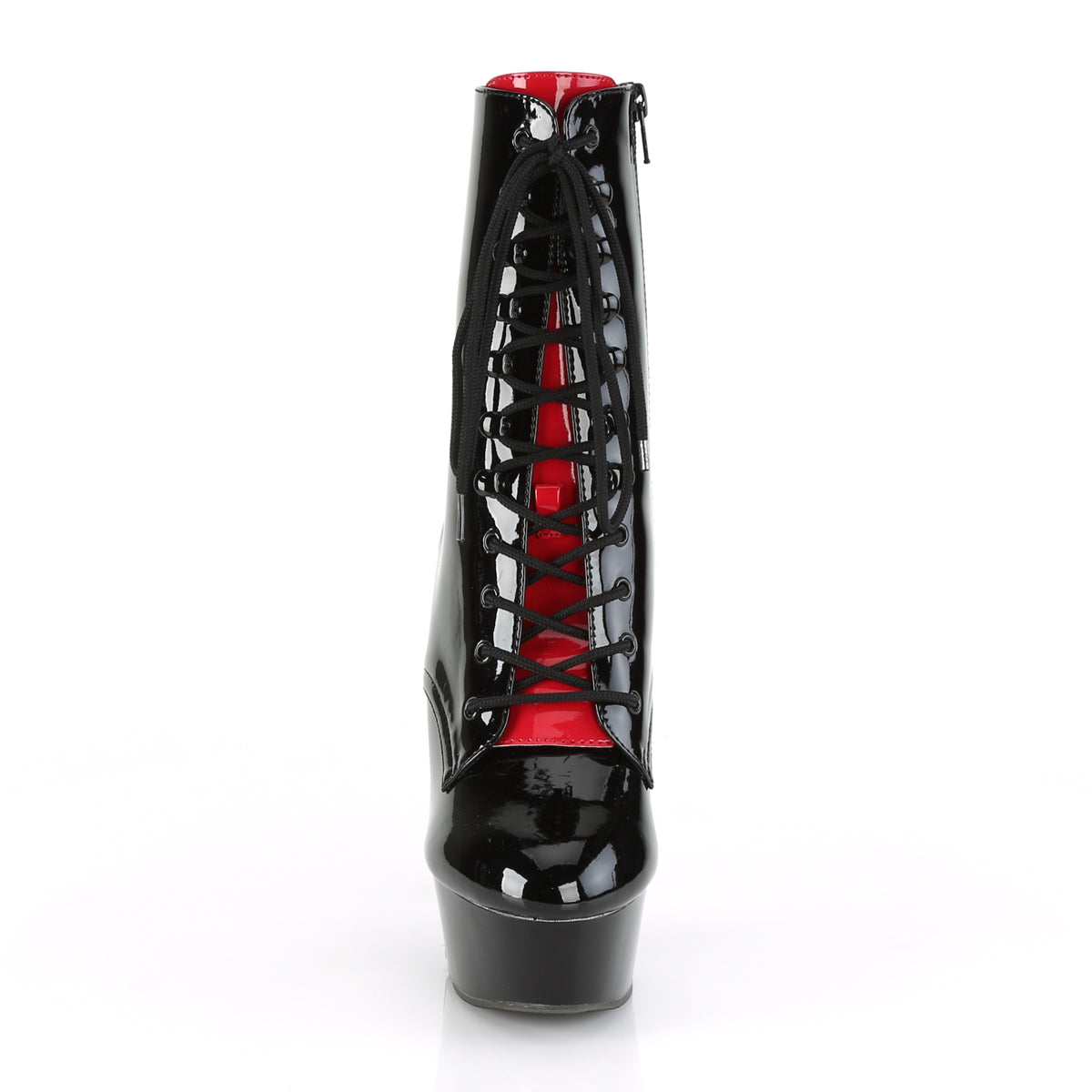 delight 1020fh pleaser platforms exotic dancing sexy black patent black fetish footwear