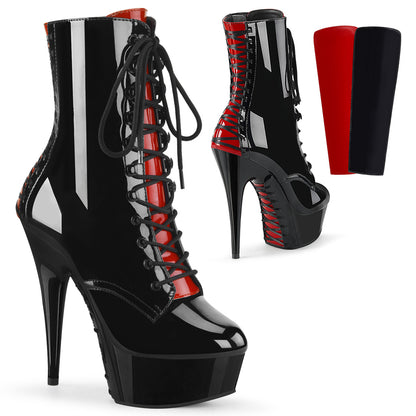 Delight-1020fh 6 "каблука черных патентных платформ танцев
