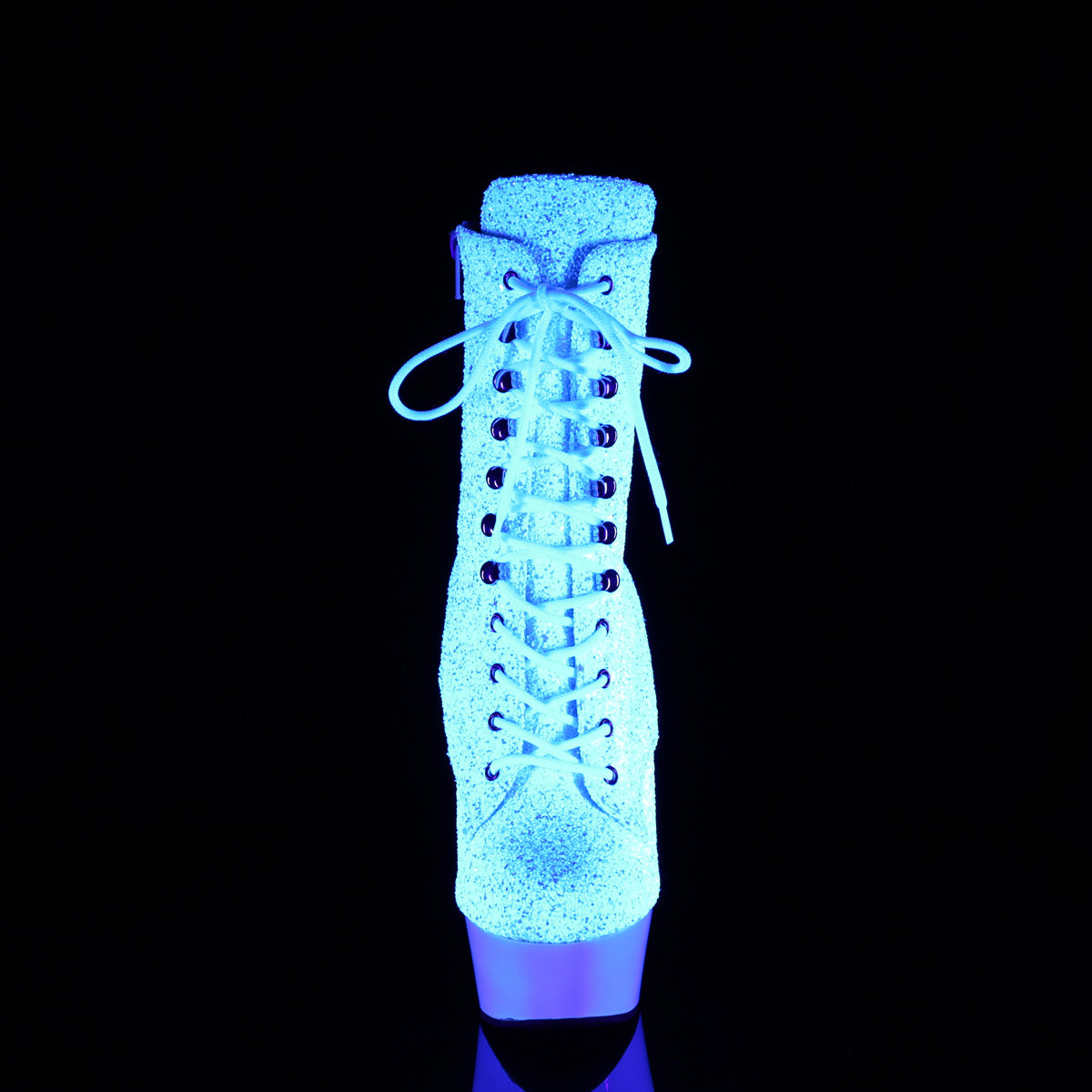 delight 1020lg pleaser sexy footwear neon wht multi glitter neon wht