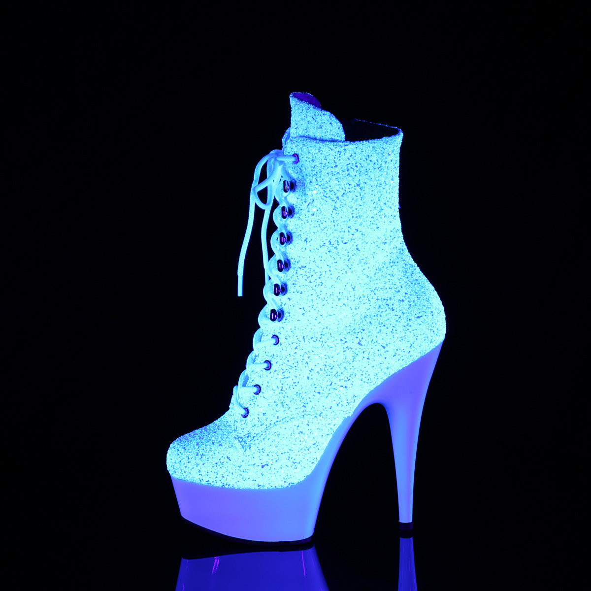 delight 1043 pleaser sexy footwear blk pat blk