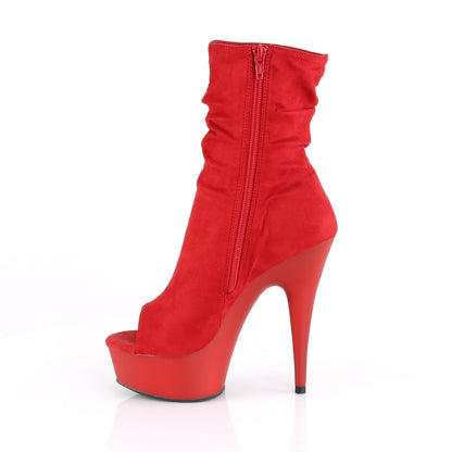 DELIGHT-1031 Pleaser 6 Inch Heel Red Pole Dancing Platforms-Pleaser- Sexy Shoes Pole Dance Heels