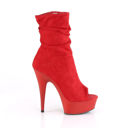 DELIGHT-1031 Pleaser 6 Inch Heel Red Pole Dancing Platforms-Pleaser- Sexy Shoes Fetish Heels