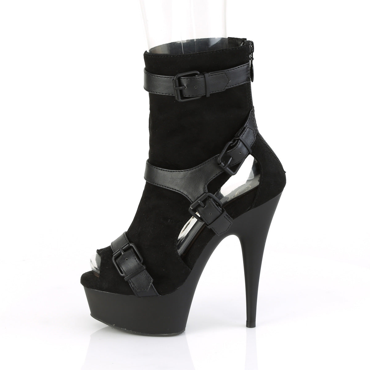 DELIGHT-1037 Pleaser Pole Dancing Shoes Ankle Boots Pleasers - Sexy Shoes Pole Dance Heels