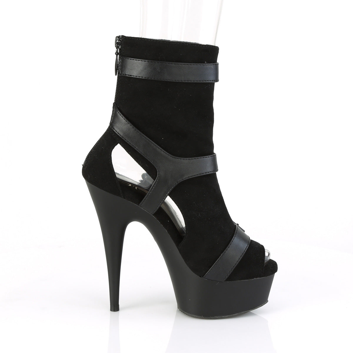 DELIGHT-1037 Pleaser Pole Dancing Shoes Ankle Boots Pleasers - Sexy Shoes Fetish Heels