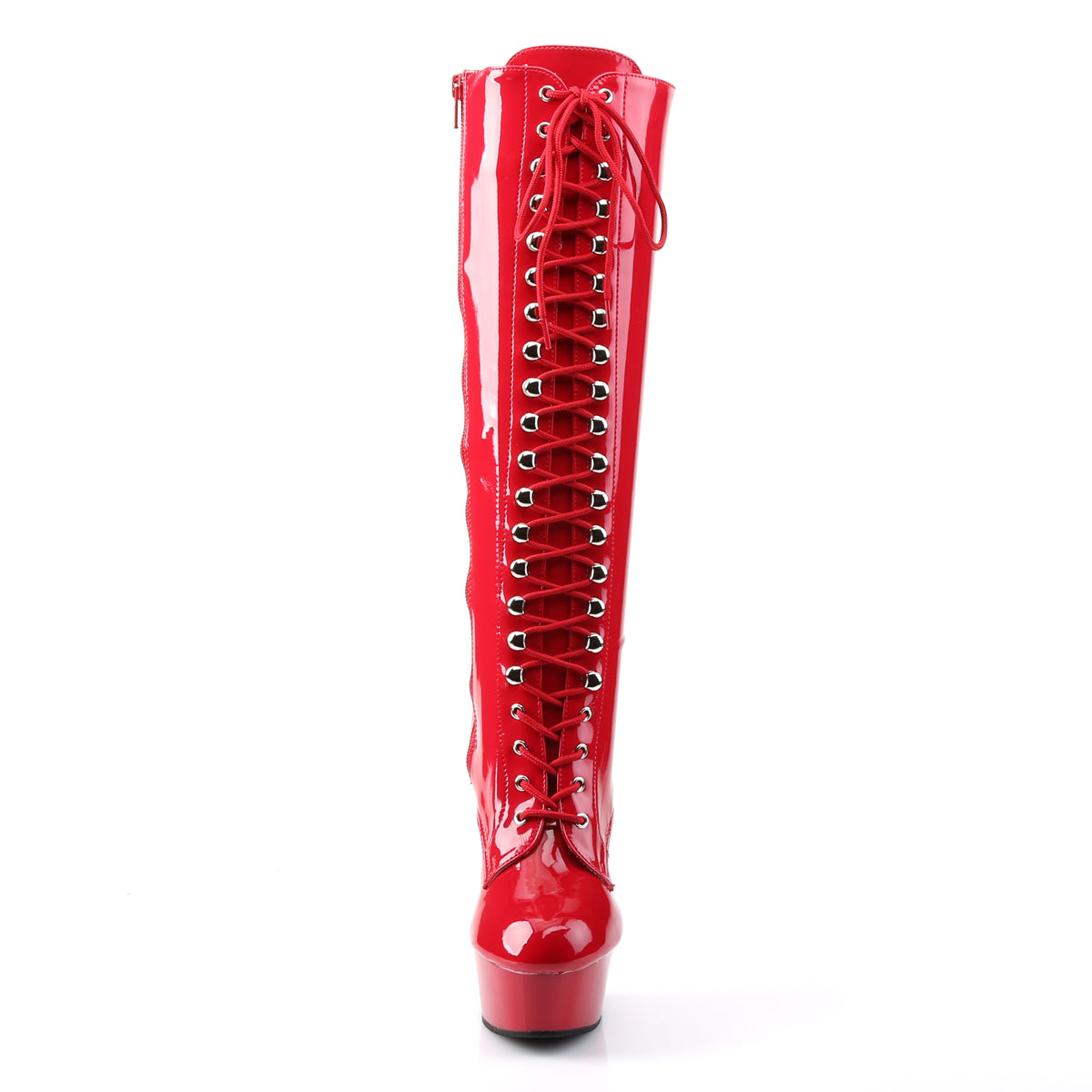 DELIGHT-2023 Pleaser 6 Inch Heel Red Pole Dancing Platforms-Pleaser- Sexy Shoes Alternative Footwear
