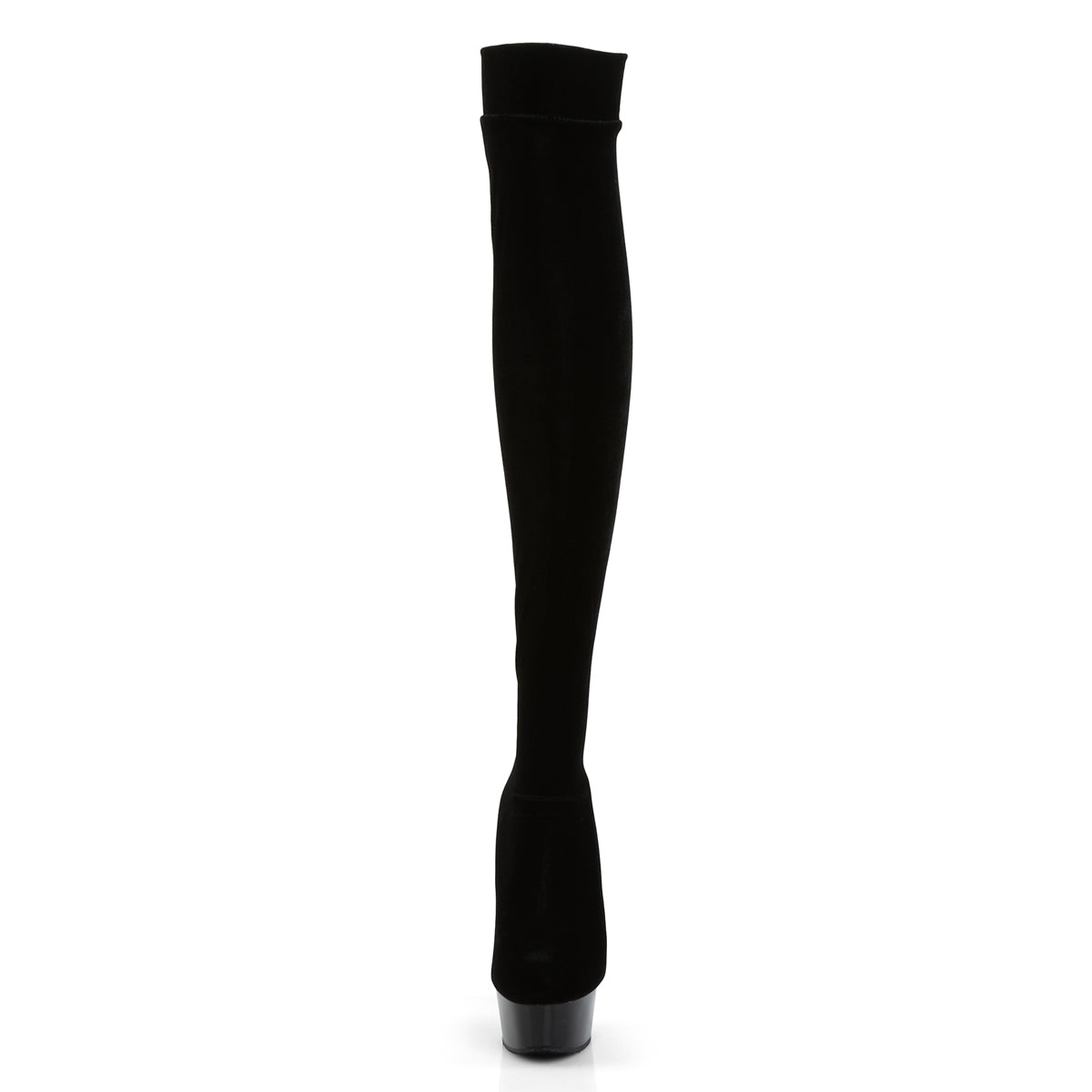 delight 3002 pleaser sexy shoes 6 inch str plft thigh high length boots