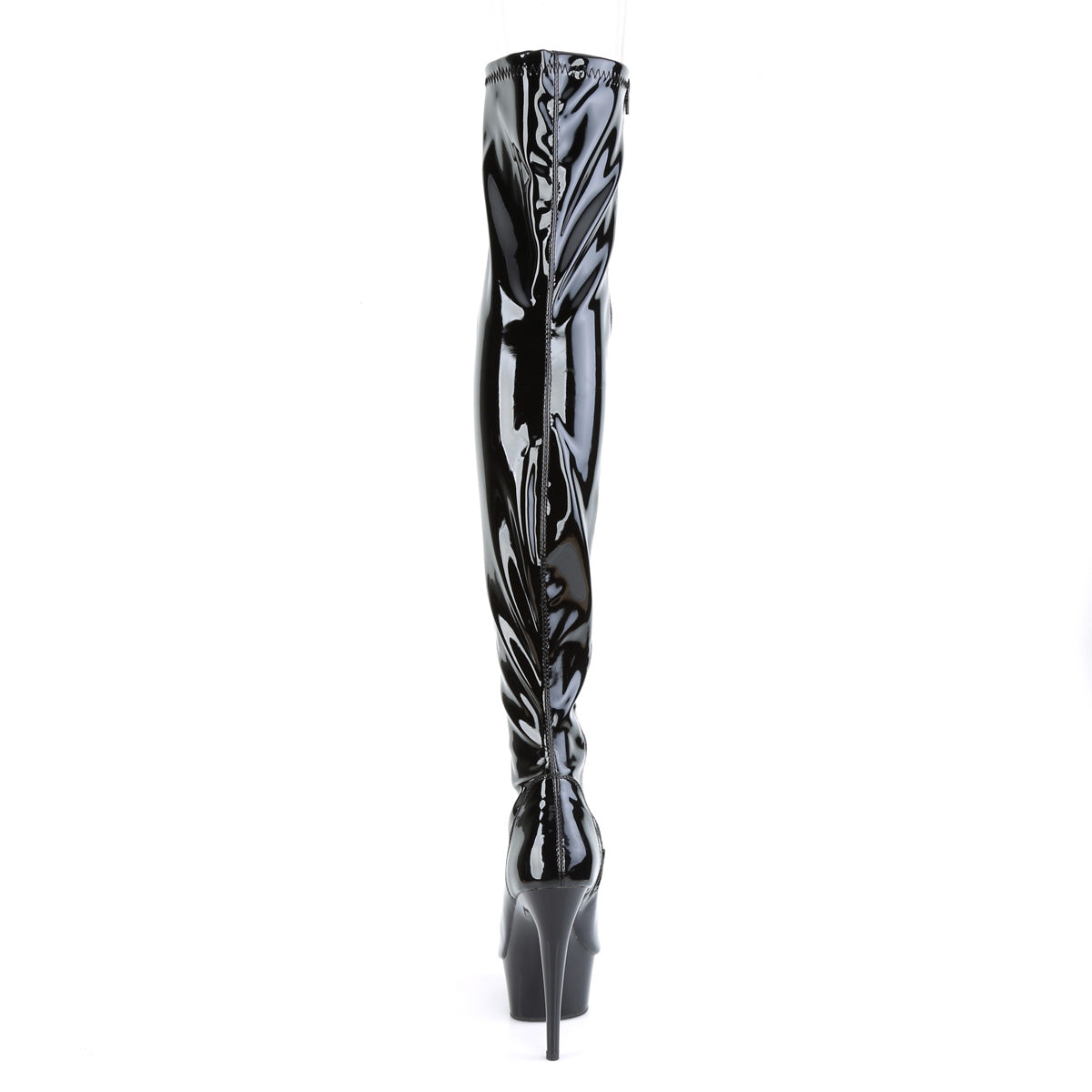 delight 3010 pleaser sexy shoes 6 inch stiletto heel platforms thigh high length boots side zip