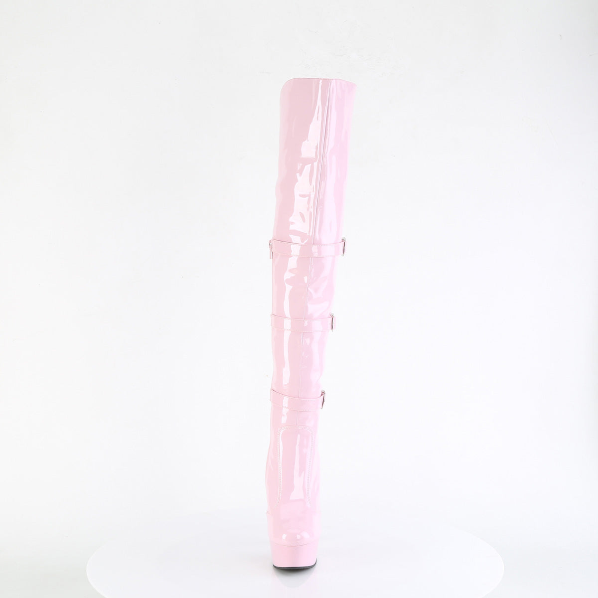 delight 3018 pleaser sexy footwear b pink str pat b pink