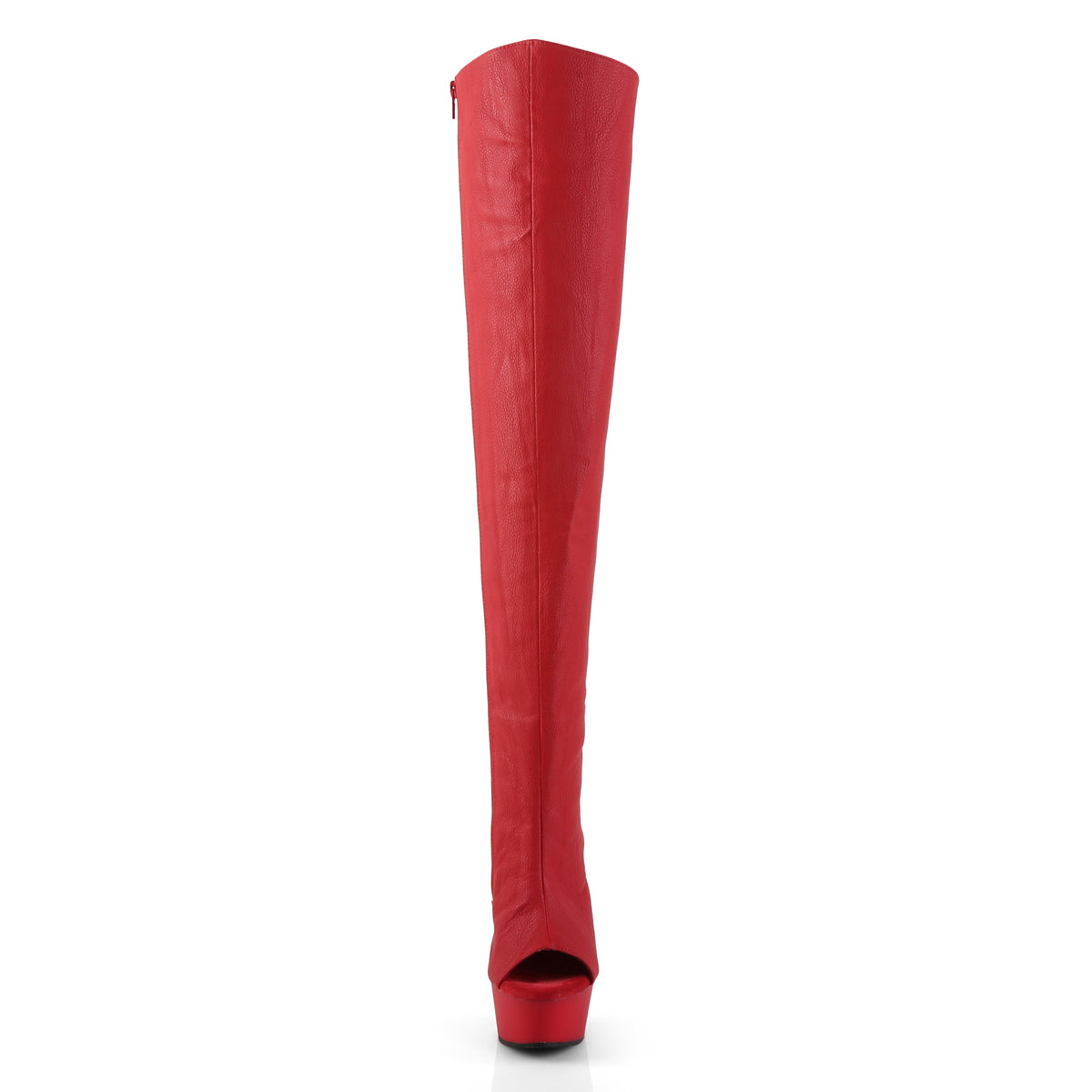 DELIGHT-3019 Pleaser 6 Inch Heel Red Pole Dancing Platforms-Pleaser- Sexy Shoes Alternative Footwear