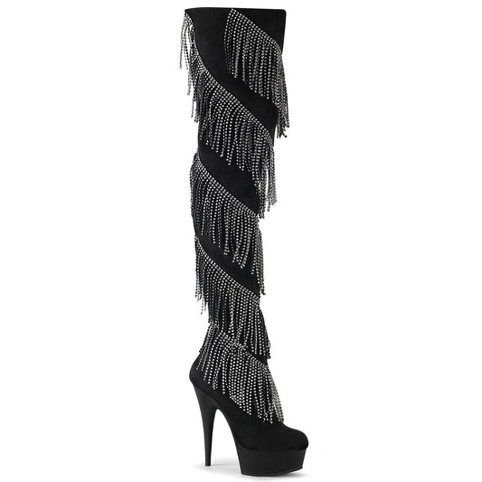 DELIGHT-3065 Pleaser Pole Dancing Shoes Thigh High Boots Pleasers - Sexy Shoes