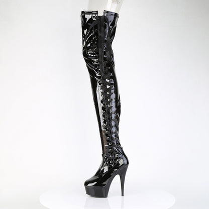 DELIGHT-4050 Pleaser Fetish Thigh High Boots