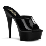 Black 6 Inch Exotic Sexy Platform Shoes -  Pleaser DELIGHT-601