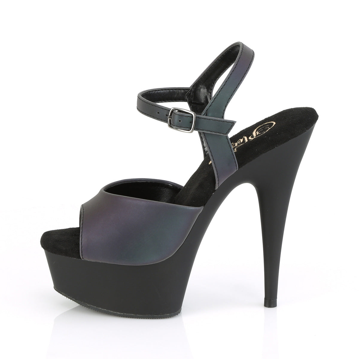 DELIGHT-609REFL Pleaser Pole Dancing Shoes 6 Inch Inch Heel Pleasers - Sexy Shoes Pole Dance Heels