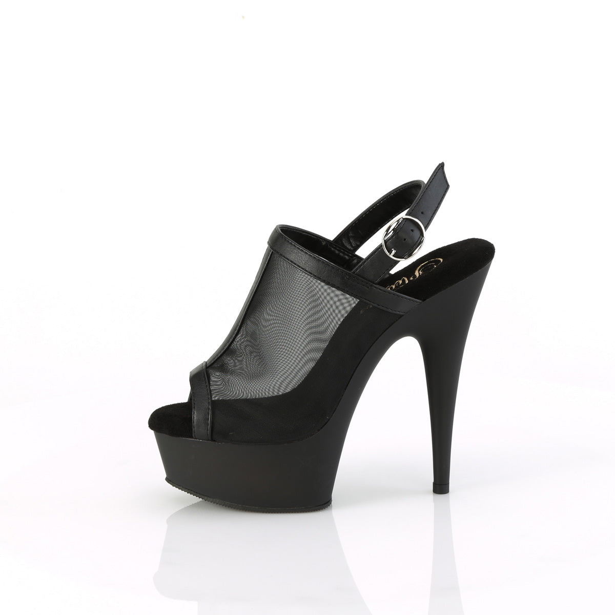 passion 709 pleaser sexy footwear blk faux le blk matte