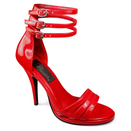 DESIRE-207 Pleaser Red Patent High Heel Alternative Footwear Discontinued Sale Stock