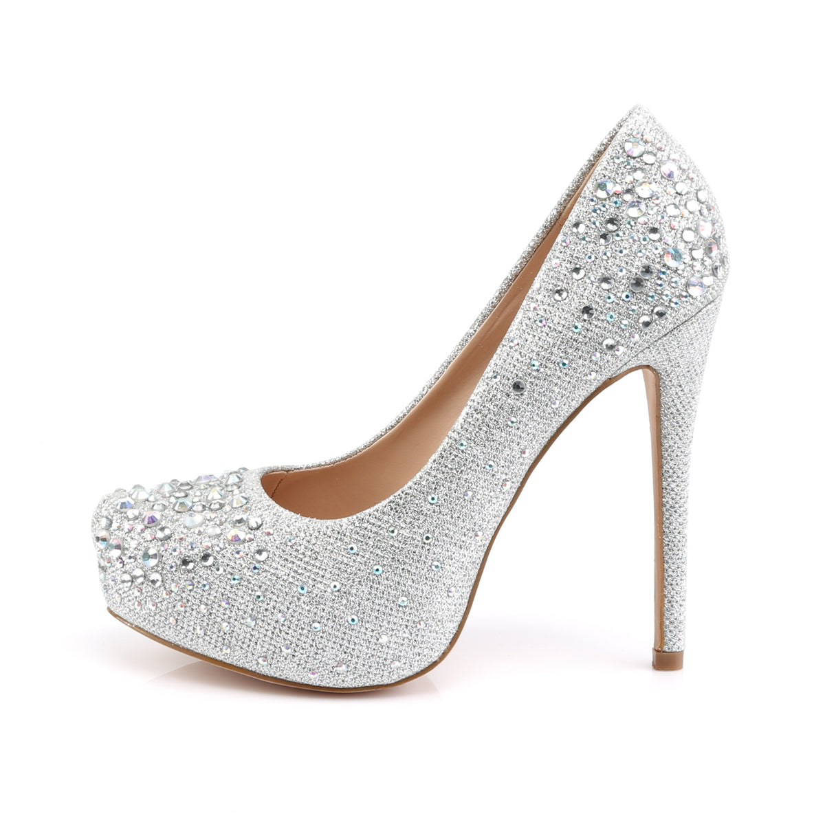 DESTINY-06R Fabulicious 5 Inch Heel Silver Glitter Sexy Shoe – Pole ...