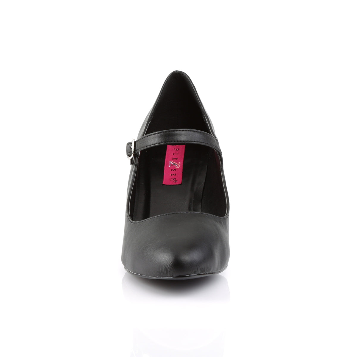 DIVINE-440 Pleaser Pink Label 3 Inch Heel Black Fetish Shoes-Pleaser Pink Label- Drag Queen Shoes