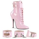Baby Pink 6 Inch Fetish Heels -  Devious DOMINA-1023
