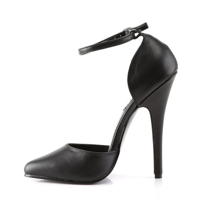 DOMINA 402 Devious 6 Inch Heel Black Leather Erotic Shoes Devious Heels Pole Dance Heels